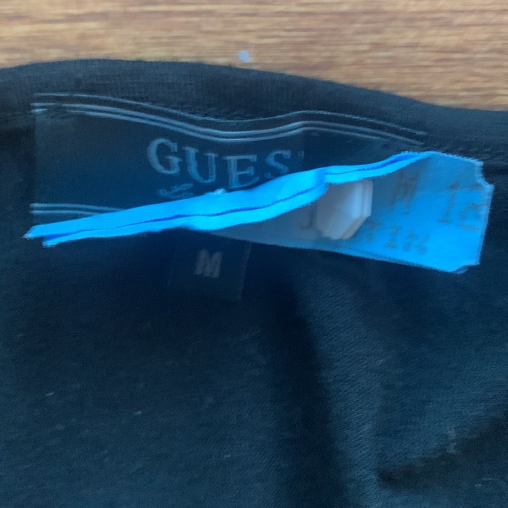 5/$30 Guess Long Sleeve Cold Shoulder Cinched Waist with Embellishments EUC M - Picture 9 of 16